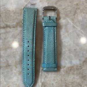 Michele genuine lizard watch strap 18mm